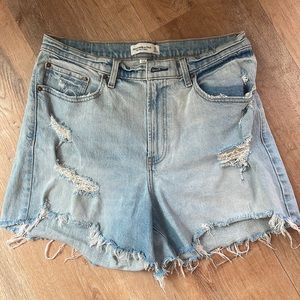 Abercrombie Curve Love Denim Shorts